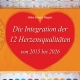 Buchcover Die Integration der 12 Herzensqualitäten von 2015-2026